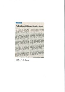 Plakati und Oberäwallissärtiitsch