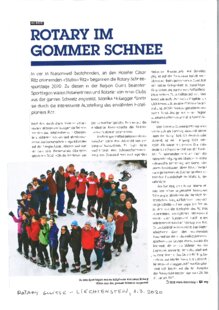 Rotary im Gommer-Schnee