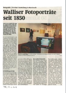 Walliser Fotoporträte seit 1850