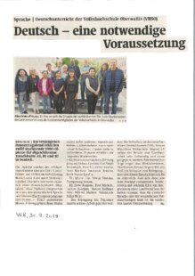 Deutsch - eine notwendige Voraussetzung