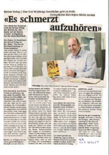 Es schmerzt aufzuhören