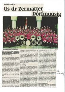 Us dr Zermatter Doorfmüüsig