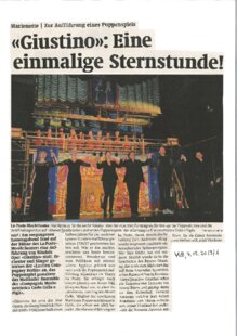 Giustino: Eine einmalige Sternstunde!