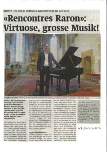 Rencontres Raron: Virtuose, grosse Musik