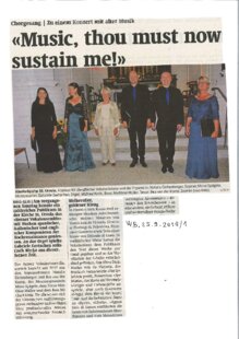 Music, thou must now sustain me!