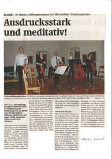 Ausdrucksstark und meditativ!