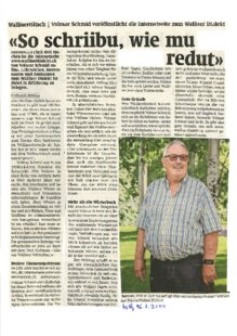 So schriibu, wie mu redut