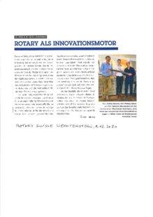 Rotary als Innovationsmotor