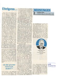 ÜBRIGENS: Ist das gesamte Universum dunkel?