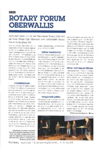 Rotary Forum Oberwallis